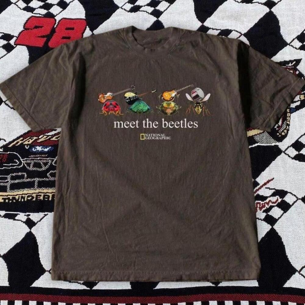 Gildan Brown T Shirt National Geographic Brown Beetle T Shirt